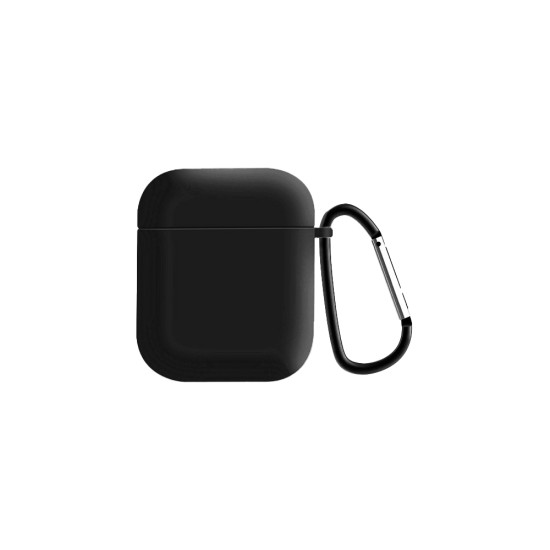 Capa Silicone Para Airpods 1/Airpods 2 Preto