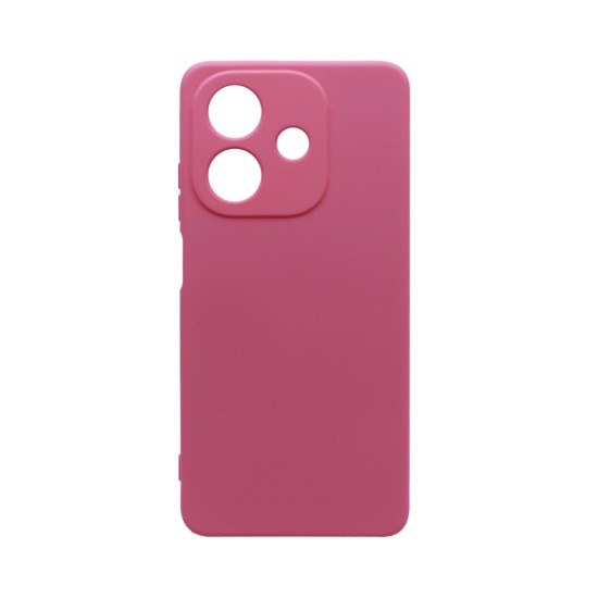 Capa de Silicone com Moldura de Câmera para Oppo A40 Rosa