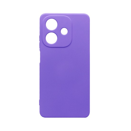 Capa de Silicone com Moldura de Câmera para Oppo A40 Roxo