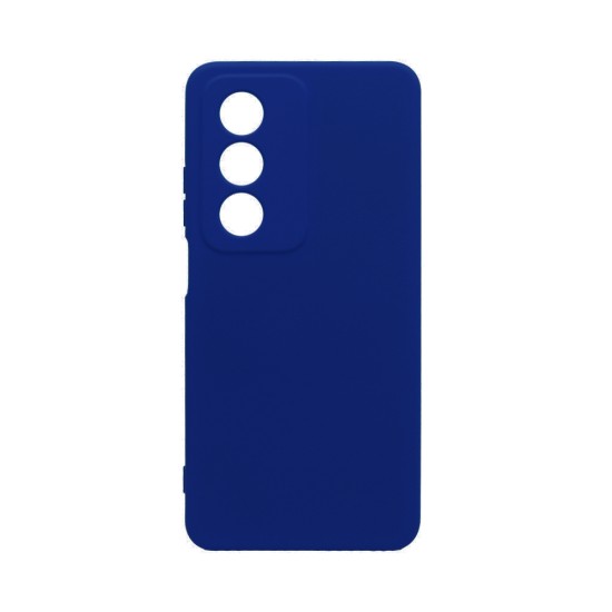 Capa de Silicone com Moldura de Câmera para Oppo A80 5G Azul Escuro