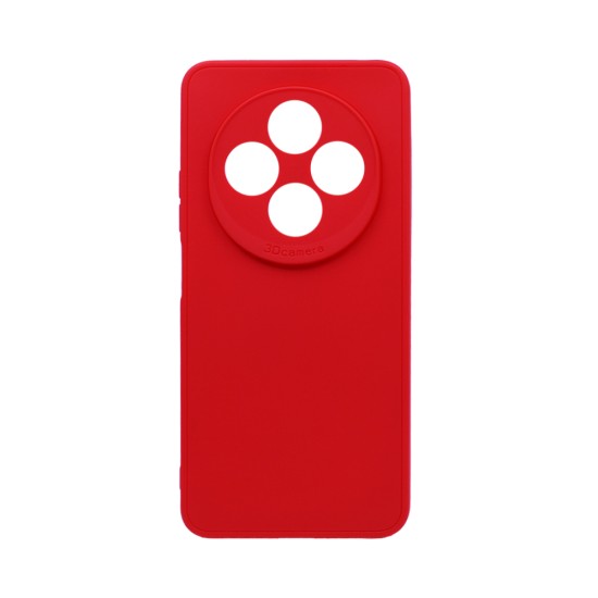 Soft Silicone Case with Camera Shield for Xiaomi Redmi 14C Red