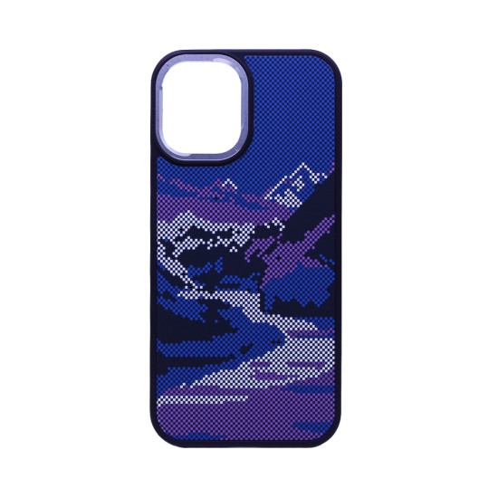 Mountain Design Hard Case for Apple iPhone 16 Purple