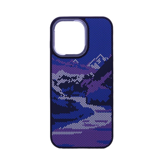 Mountain Design Hard Case for Apple iPhone 13 Pro Purple