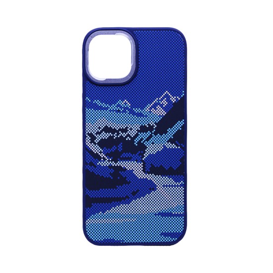 Mountain Design Hard Case for Apple iPhone 13 Blue