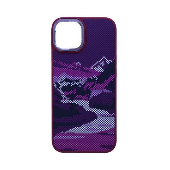 Mountain Design Hard Case for Apple iPhone 13 Red