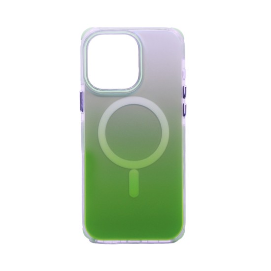 Designer Magnetic Hard Case for Apple iPhone 14 Pro Gradient Green