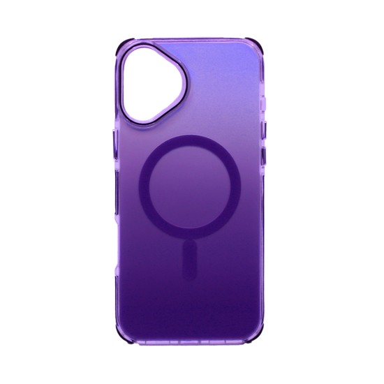 Designer Magnetic Hard Case for Apple iPhone 16 Gradient Purple