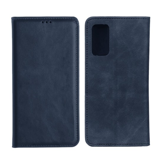 Capa de Couro com Bolso Interno para Xiaomi Redmi Note 11 Azul