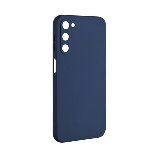 Capa de Silicone com Moldura de Câmera para Samsung Galaxy S23 Plus Azul