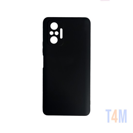 Silicone Case with Camera Shield for Xiaomi Redmi Note 10 Pro Black