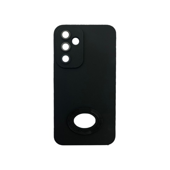 Capa de Silicone com Anel de Suporte para Samsung Galaxy A34 5g Preto