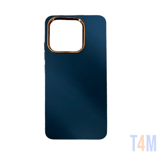 Capa de Silicone para Xiaomi Redmi 12c Azul Escuro
