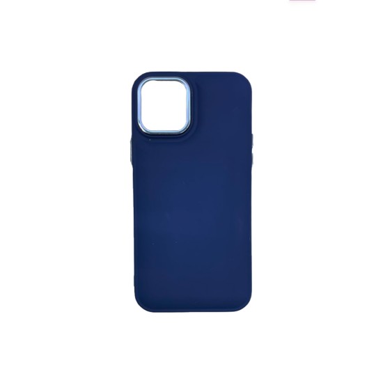 Capa de Silicone para Apple iPhone 12/12 Pro Azul