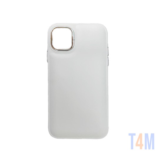 Capa de Silicone para Apple iPhone 11 Branco