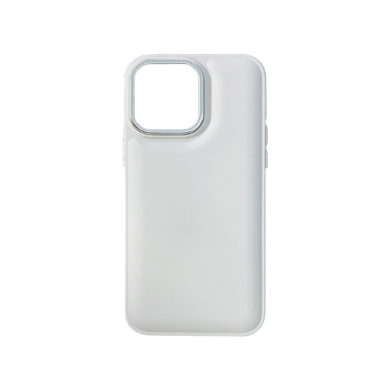 Capa de Silicone para Apple iPhone 14 Pro Max Branco