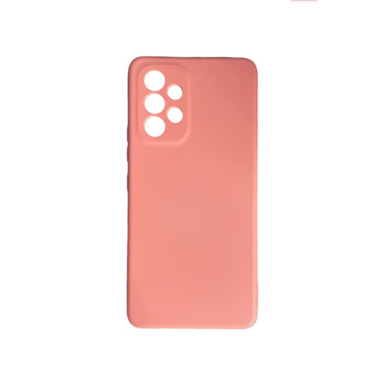 Silicone Case with Camera Shield for Samsung Galaxy A53 5g Pink