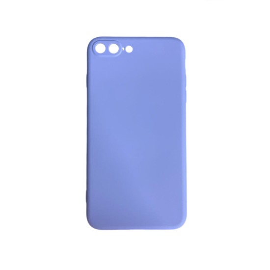 Funda de Silicona con Marco de Cámara para Apple iPhone7 Plus/8 Plus Púrpura