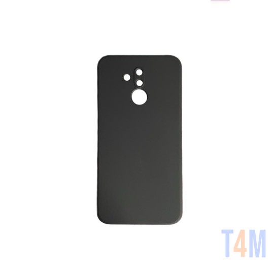 Capa de Silicone com Moldura de Câmera Para Huawei Mate 20 Lite Preto