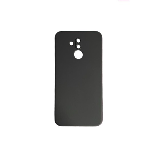 Capa de Silicone com Moldura de Câmera Para Huawei Mate 20 Lite Preto