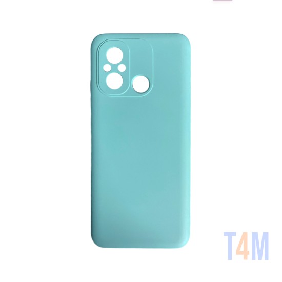 Capa de Silicone com Moldura de Câmera para Xiaomi Redmi 12c Verde