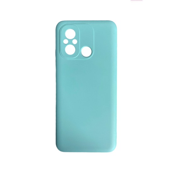 Capa de Silicone com Moldura de Câmera para Xiaomi Redmi 12c Verde