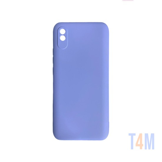 Silicone Case with Camera Shield for Xiaomi Redmi 9a Purple