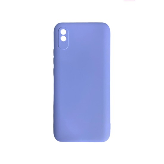 Silicone Case with Camera Shield for Xiaomi Redmi 9a Purple