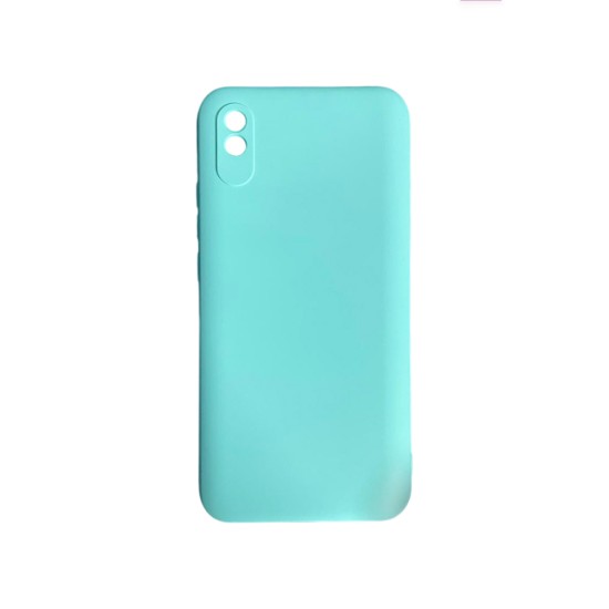 Capa de Silicone com Moldura de Câmera para Xiaomi Redmi 9a Verde