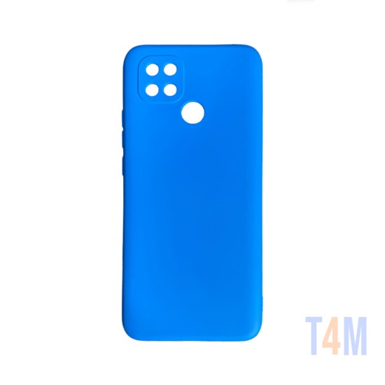 Capa de Silicone com Moldura de Câmera para Xiaomi Redmi 9c Azul
