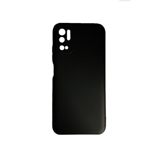 Capa de Silicone com Moldura de Câmera para Xiaomi Redmi Note 10 5g Preto