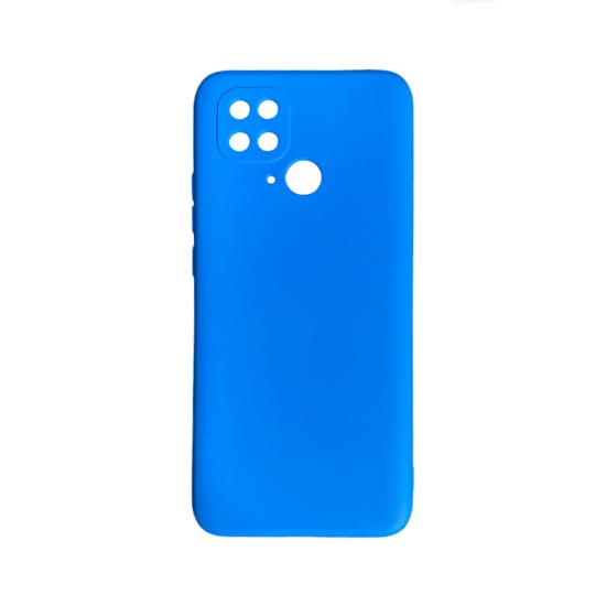 Silicone Case with Camera Shield for Xiaomi Redmi 10c Blue