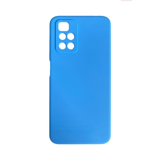 Capa de Silicone com Moldura de Câmera para Xiaomi Redmi 10 Azul