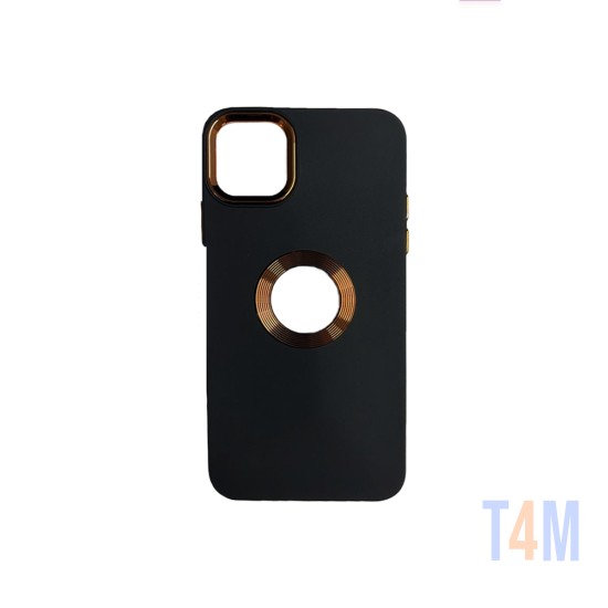 Capa de Silicone para Apple iPhone 11 Preto