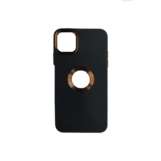 Capa de Silicone para Apple iPhone 11 Preto