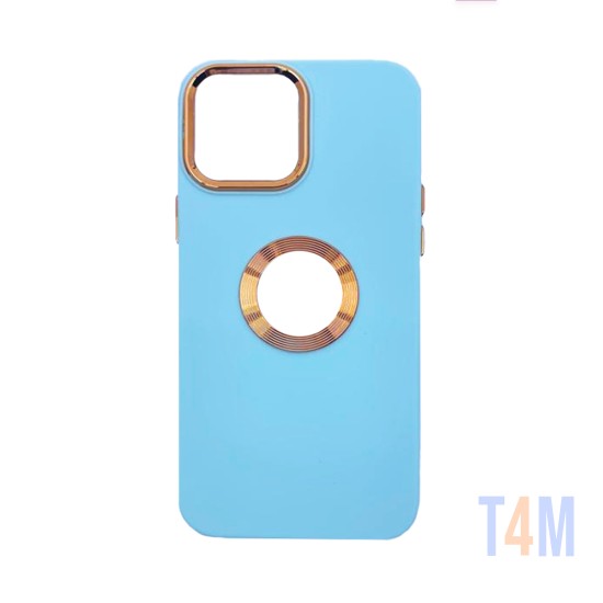 Funda de Silicona para Apple iPhone 13 Pro Max Cielo Azul