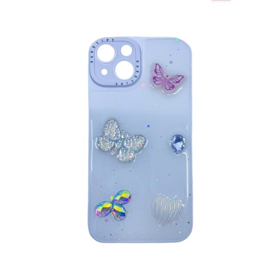 Designer Hard Case for Apple iPhone 14 White