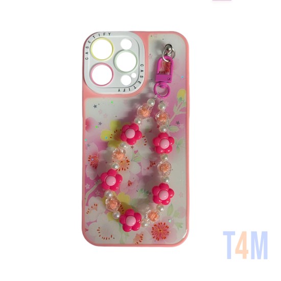 Capa Duro Designer Para Apple iPhone 14 Pro Max Rosa