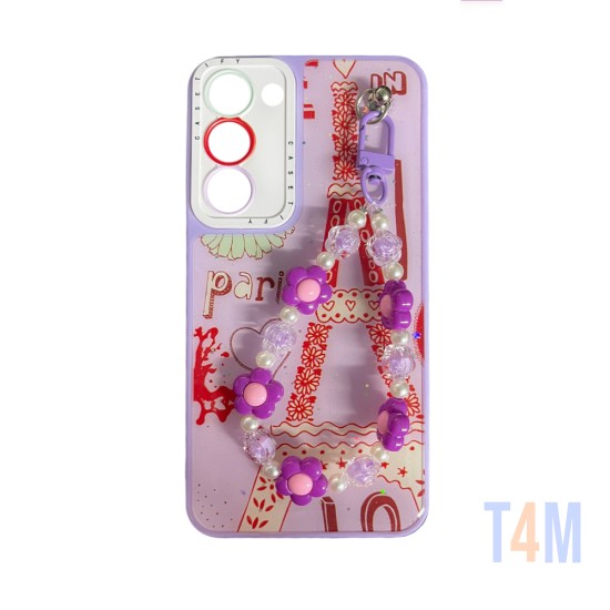 Capa Duro Designer Para Samsung Galaxy S23 Roxo