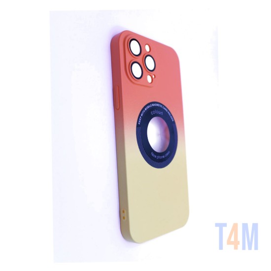 Magnetic Case with Camera Lens for Apple iPhone 14 Pro Max Orange