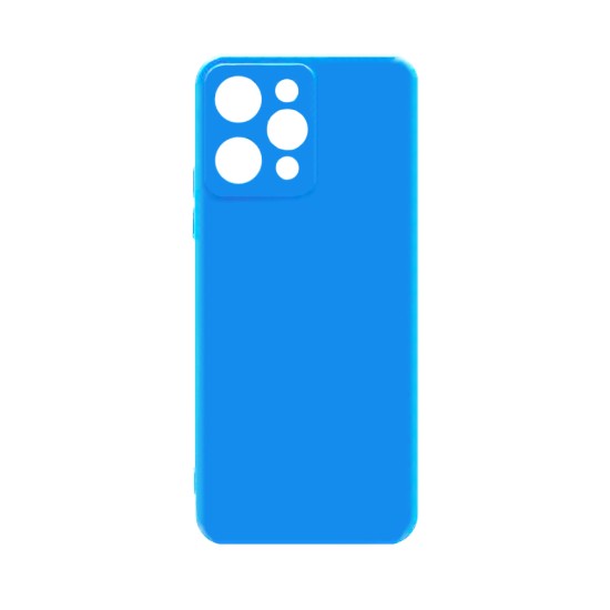 Capa de Silicone com Moldura de Câmera para Xiaomi Redmi 12 Azul