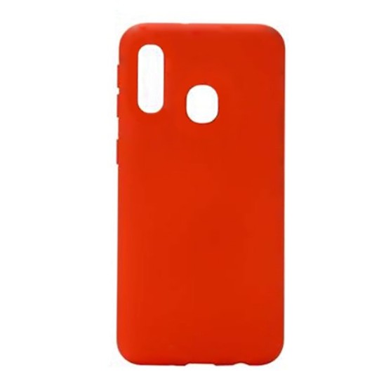 Capa de Silicone para Samsung Galaxy A40 Vermelho