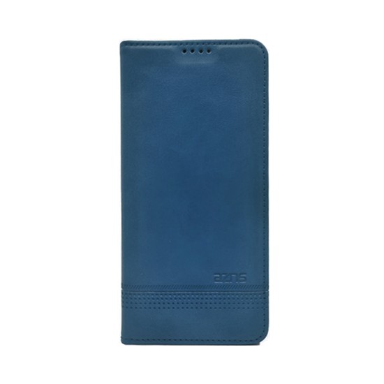 Leather Flip Cover with Internal Pocket for Samsung Galaxy S23 Plus Blue