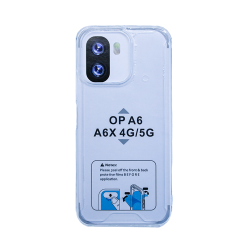 Capa Duro de Silicone para Oppo A6/A6X Transparente