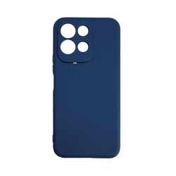 Capa de Silicone com Moldura de Câmera para Redmi 17 Azul Escuro