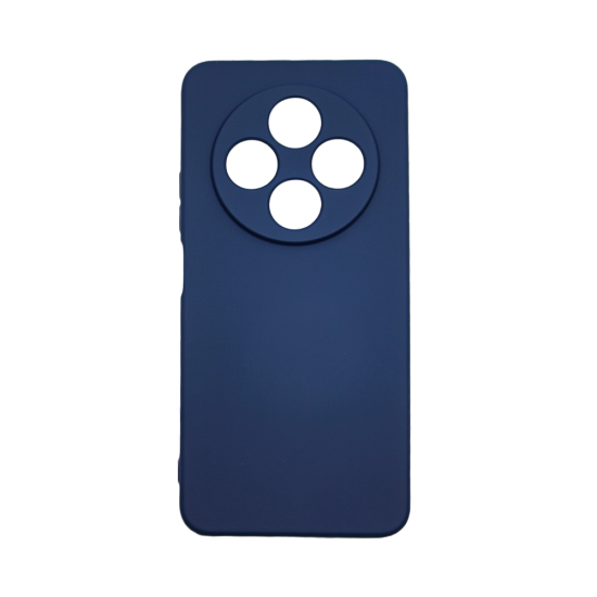 Capa de Silicone com Moldura de Câmera para Redmi 17C Azul Escuro