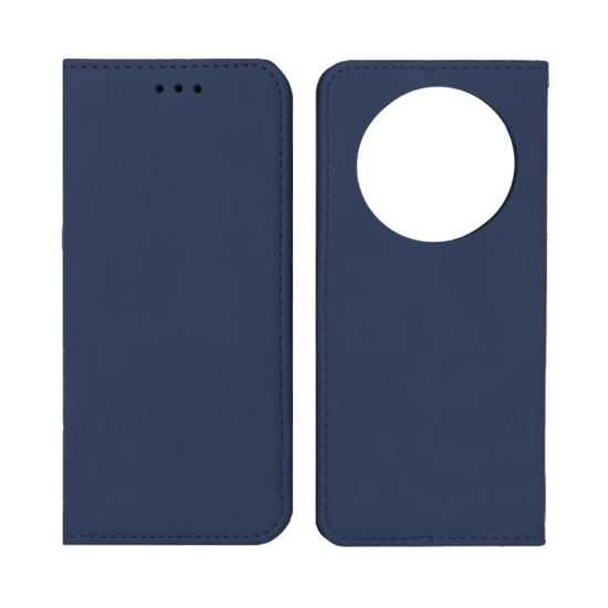 Capa Flip de Couro com Bolso Interno para Xiaomi Redmi 17C 4G Azul