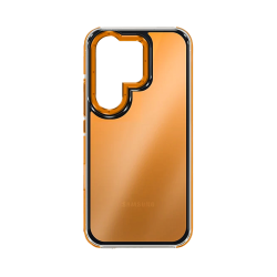 Capa rígida camaleão de designer para Samsung Galaxy S26 Laranja