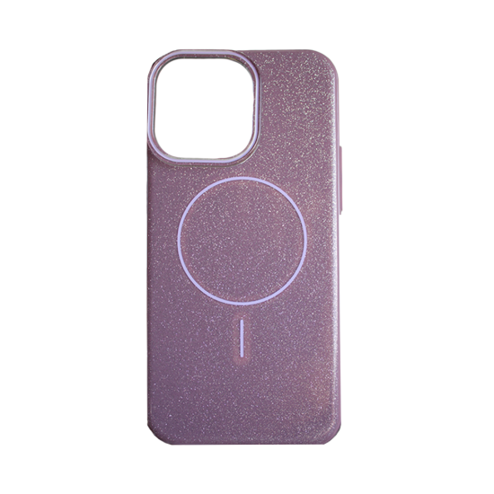 Hard case with Designer Magnetic Glitter for Apple iPhone 15 Pro Max Purple