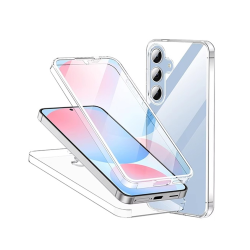 Capa de Silicone 360º para Samsung Galaxy S26 Plus Transparente