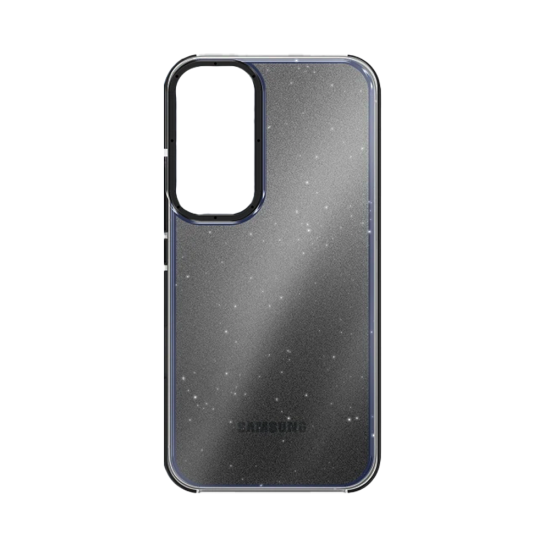 Capa Duro Designer Glitter Para Samsung Galaxy A37 Preto	
